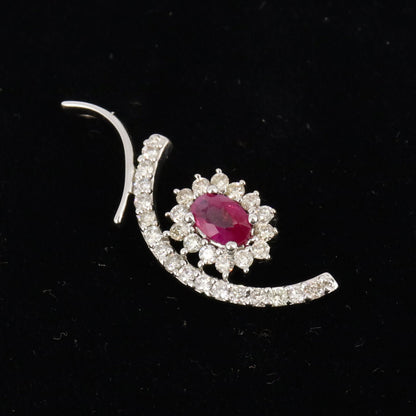 White Pendant 18K Gold