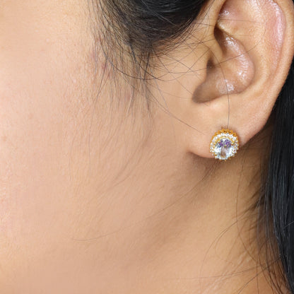 Aquamarine Earring 14K Gold