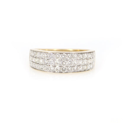 Round Cut Eternity Ring 18K Gold