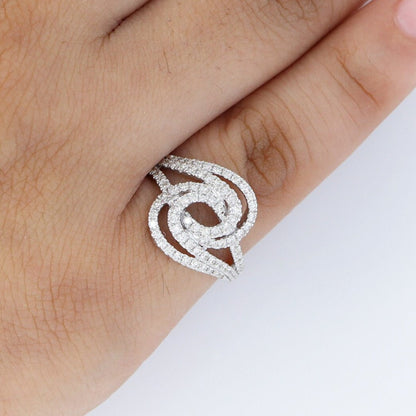 Crossover Ring 18K Gold