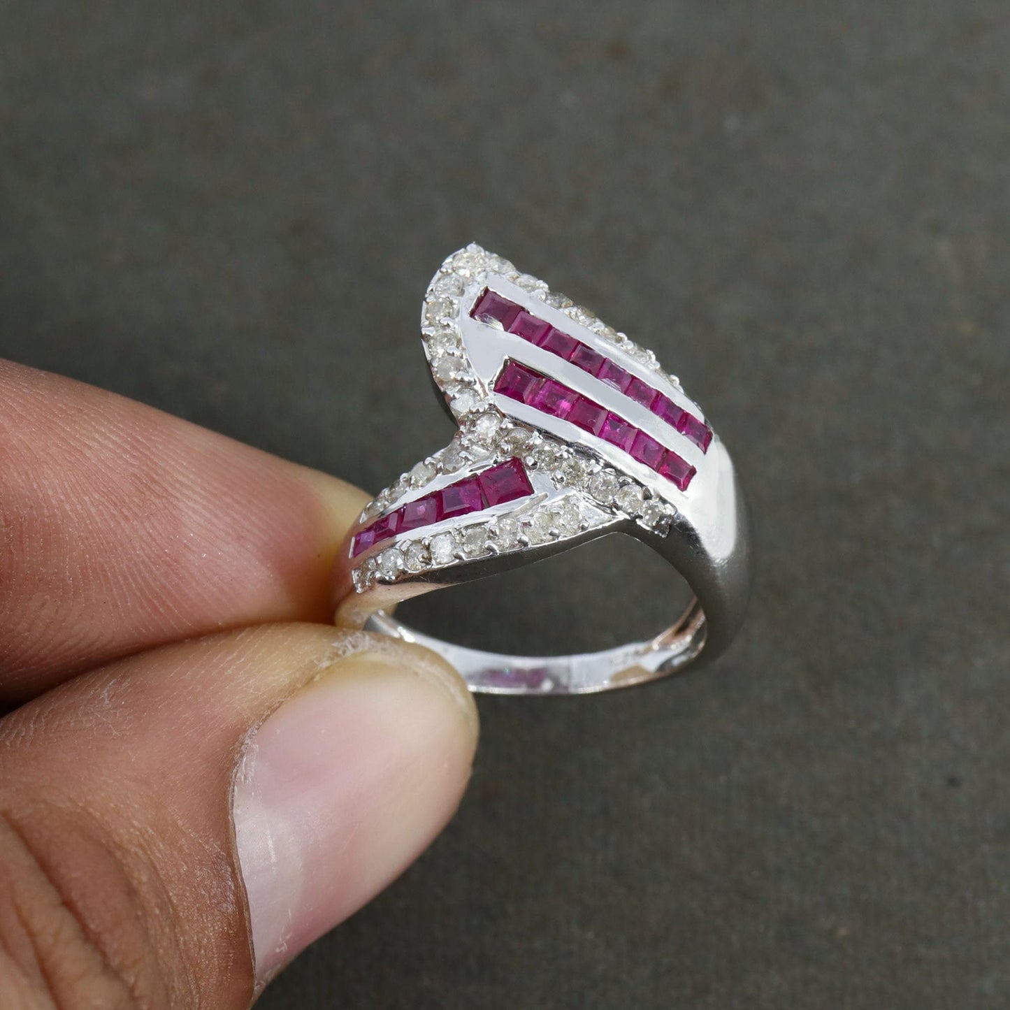 Engagement Ring Silver