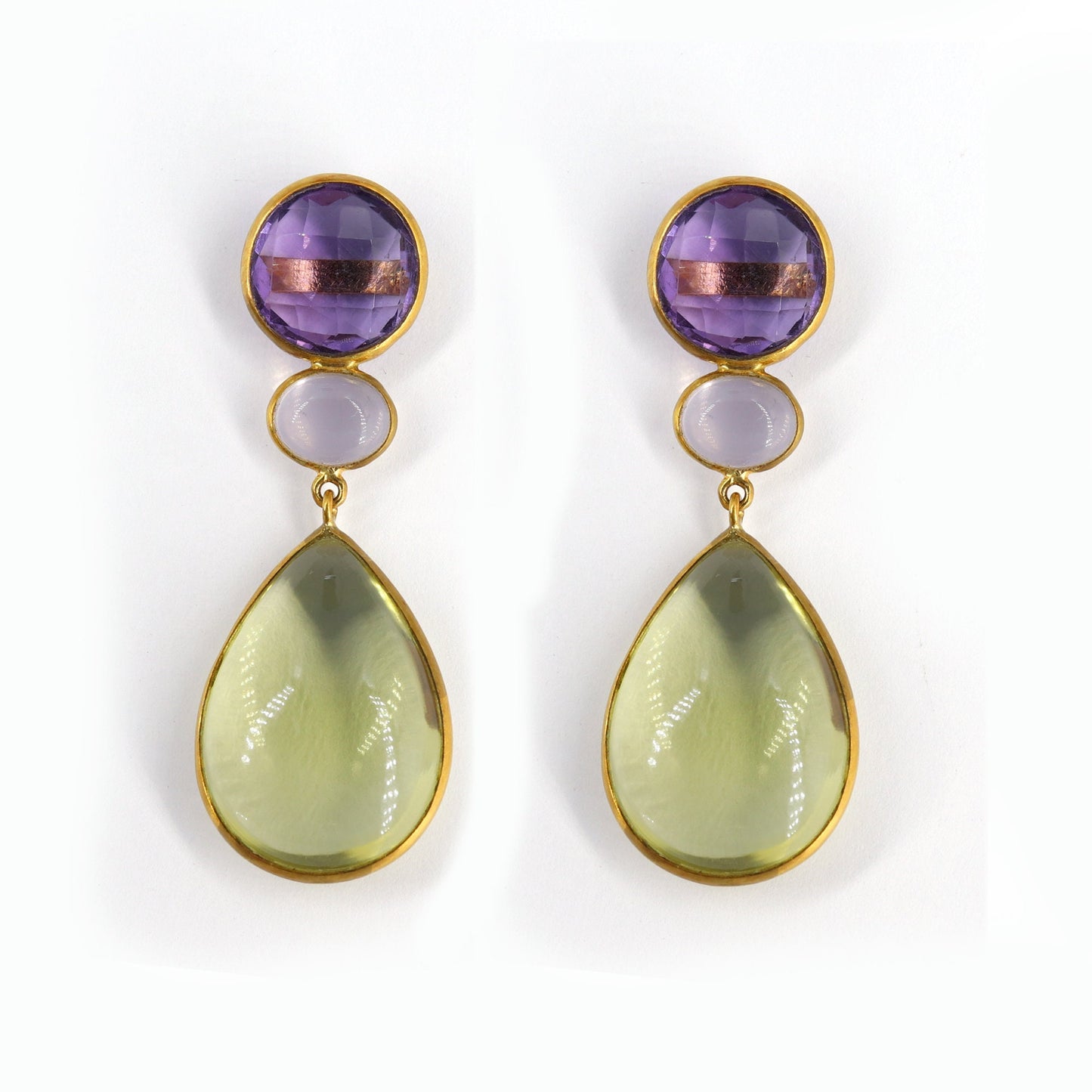Yellow Handmade Earring 18K Gold