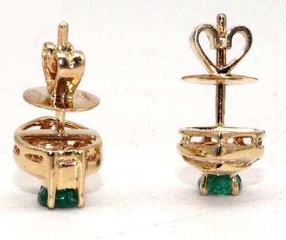 Emerald Earring 14K Gold