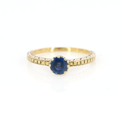 Edwardian Sapphire Ring Gold