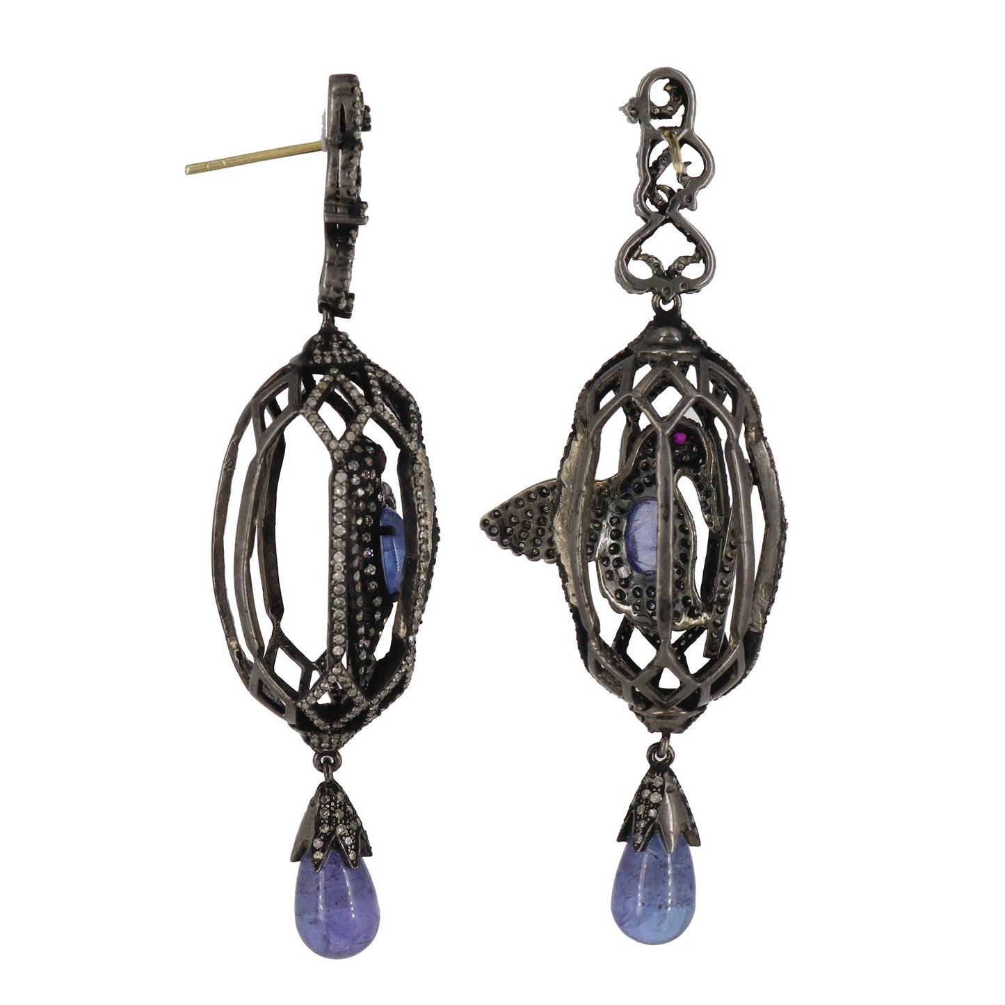 Bird Cage Designer Earring