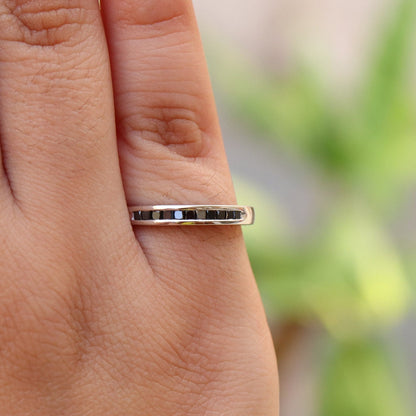 Black Gemstone Ring 18K Gold