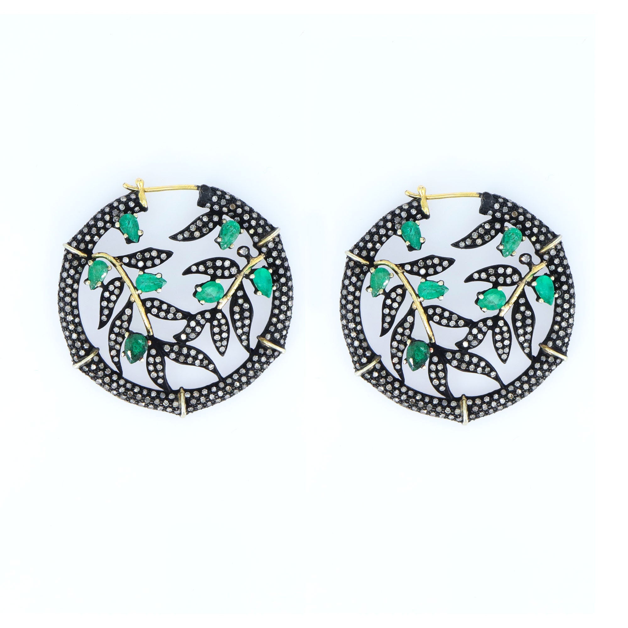 Emerald Gemstone Earring