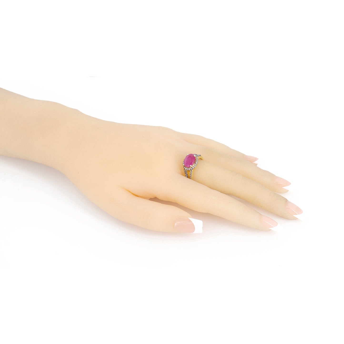 Ruby Gemstone Ring Silver