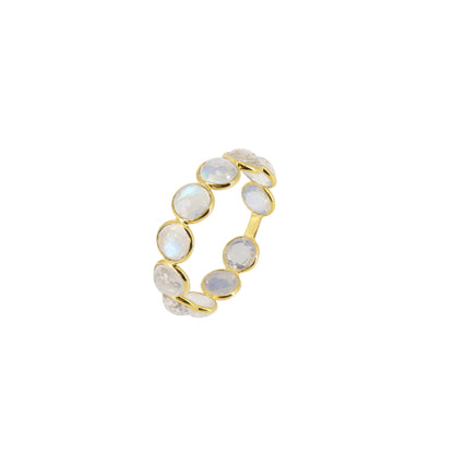 Moonstone Ring 18K Gold