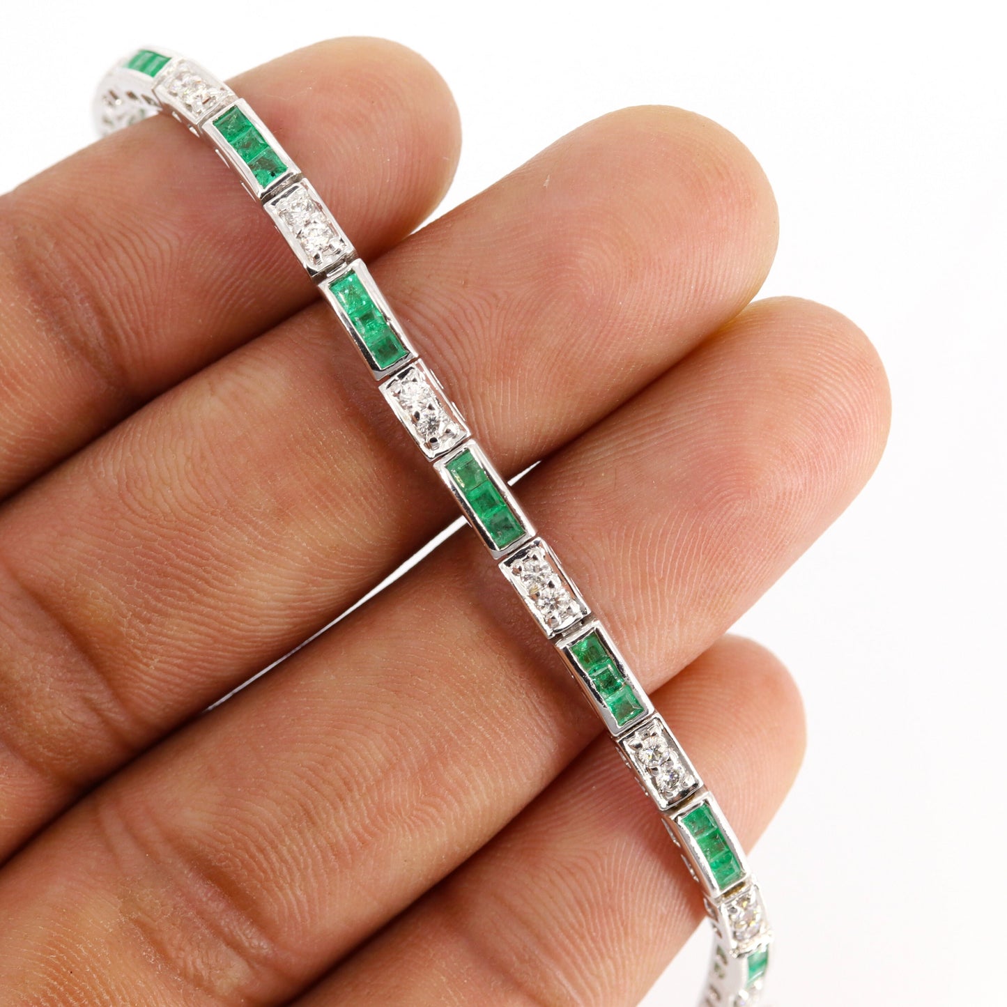 White Bracelet 14K Gold
