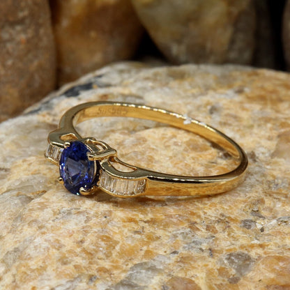 Sapphire Ring 14K Gold