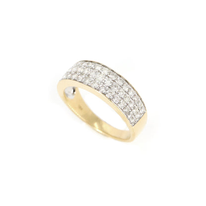 Round Cut Eternity Ring 18K Gold