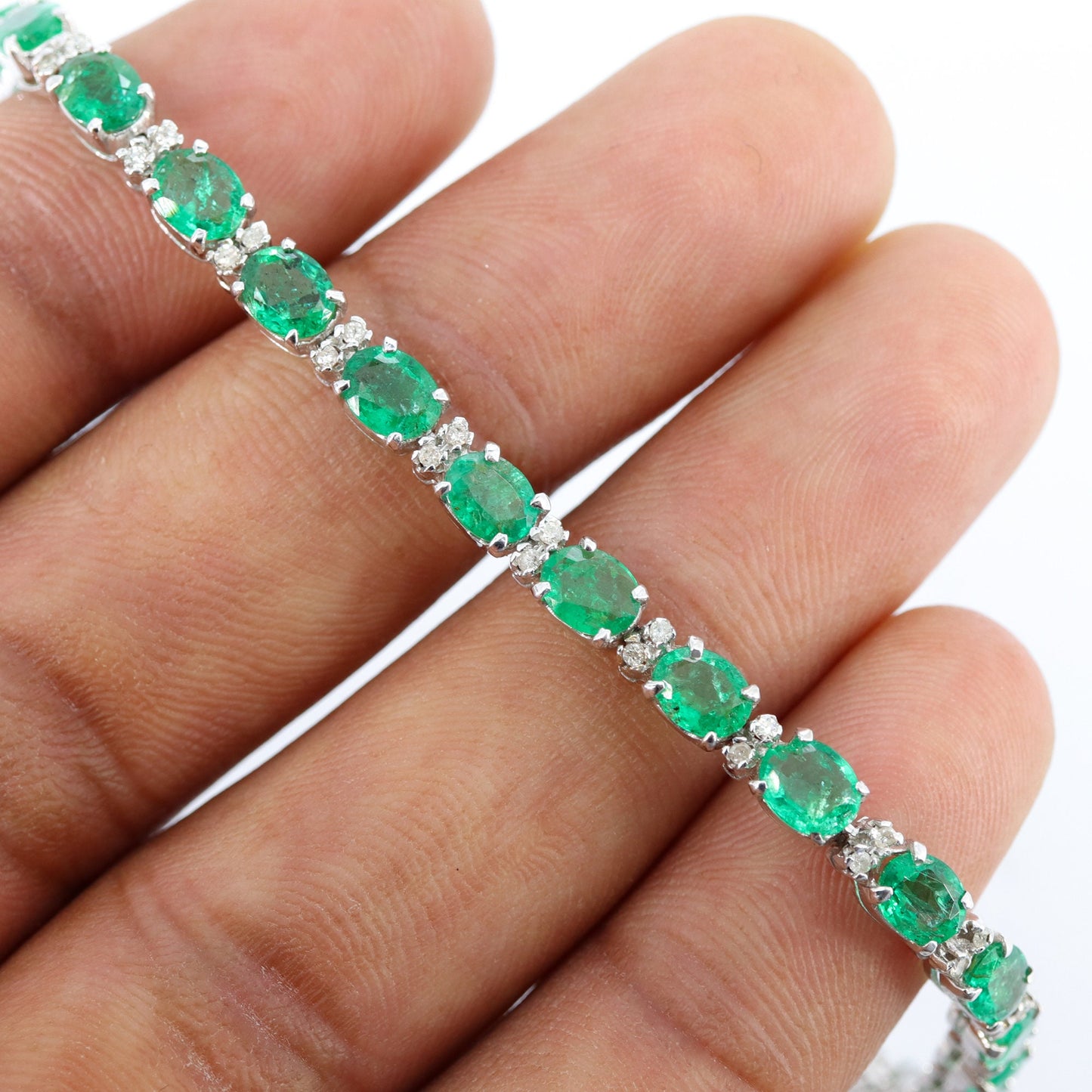 White Bracelet 18K Gold
