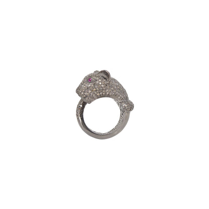 Panther Ring Silver