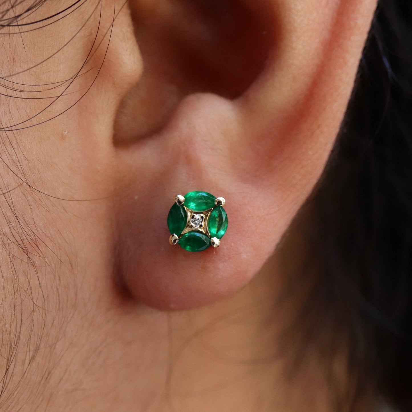 Yellow Earring 14K Gold