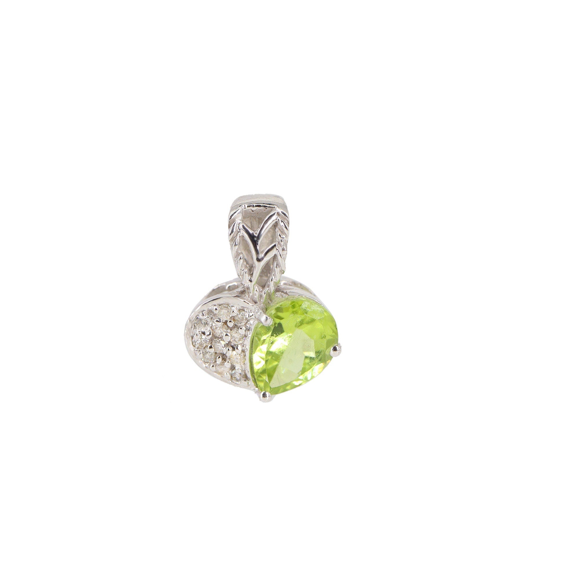Peridot Pendant 14K Gold