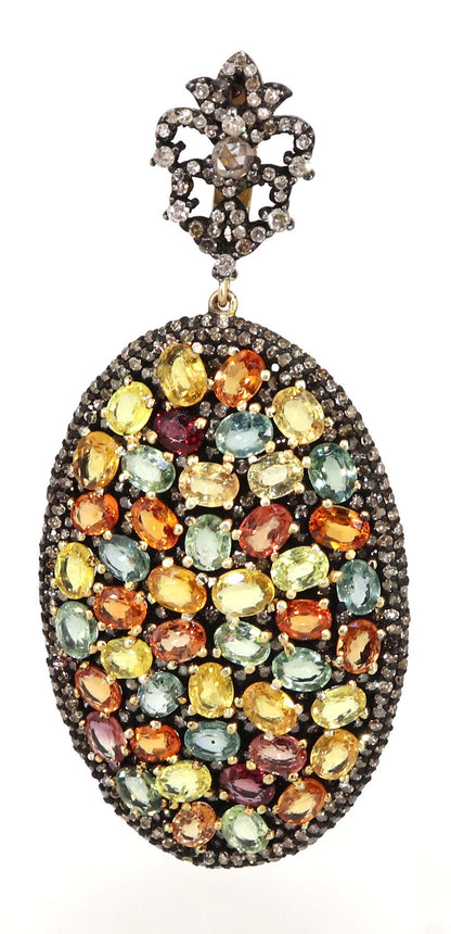 Exclusively Designed Vintage Replica Victorian Pendant Gold