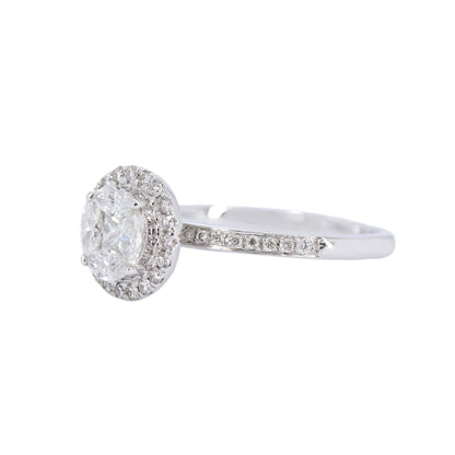 Marquise & Princess Cut Ring 18K Gold