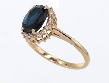 Sapphire Beautiful Ring 14K Gold