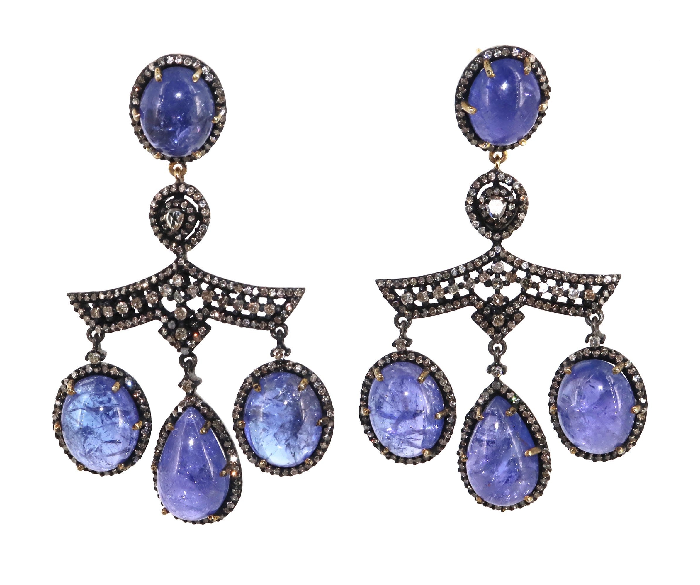 Exclusively Designed Vintage Replica Victorian Earring Gold
