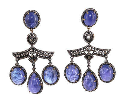 Exclusively Designed Vintage Replica Victorian Earring Gold