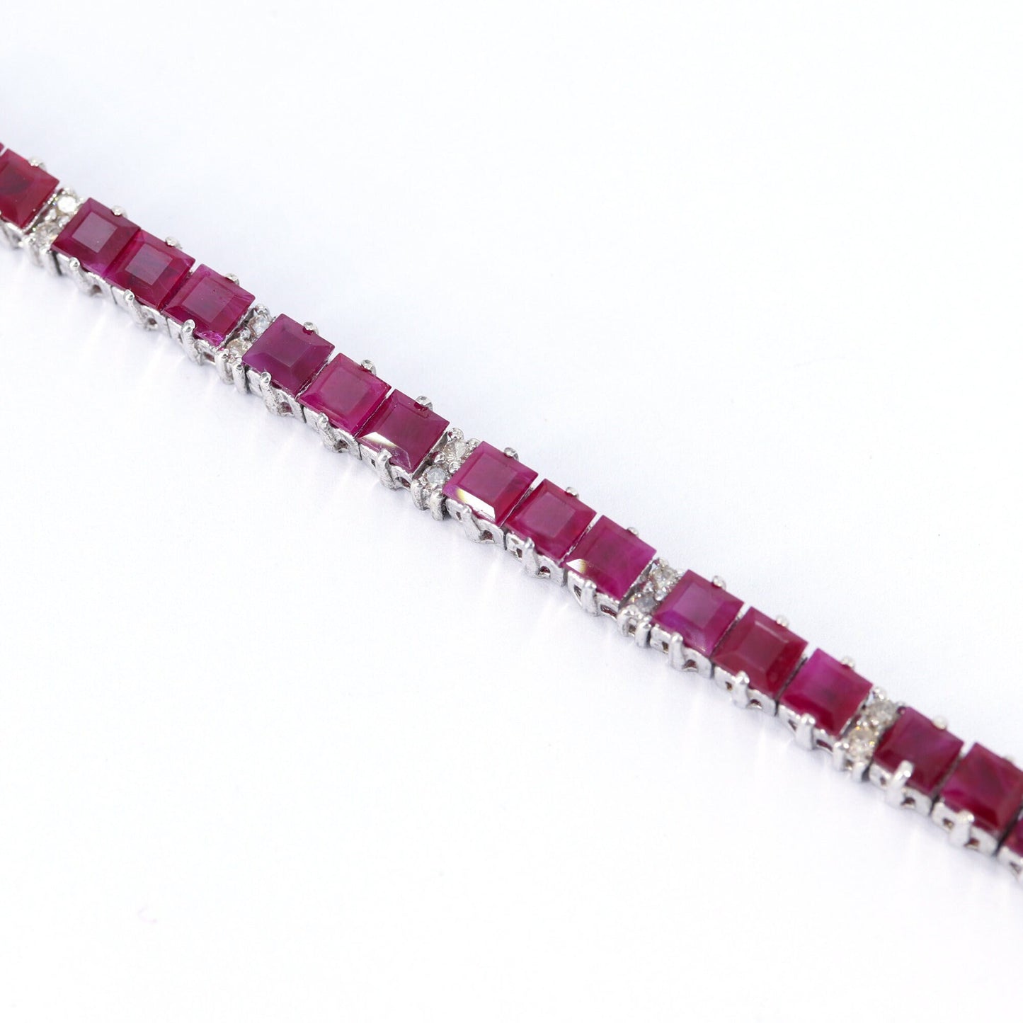 Ruby Bracelet Silver