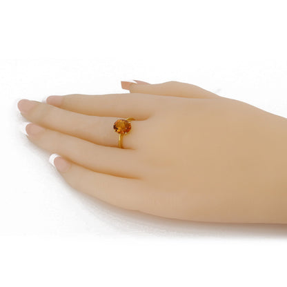 Citrine Ring 18K Gold
