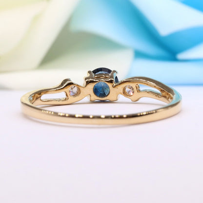 Sapphire Ring 14K Gold