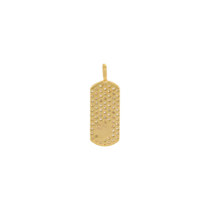 20X7Mm Bar Heart Charm Bracelet 14K Gold