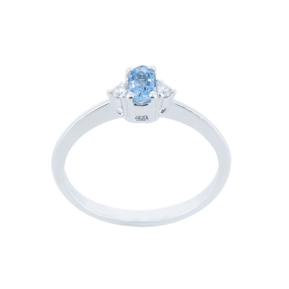 White Ring 14K Gold
