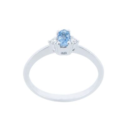 White Ring 14K Gold