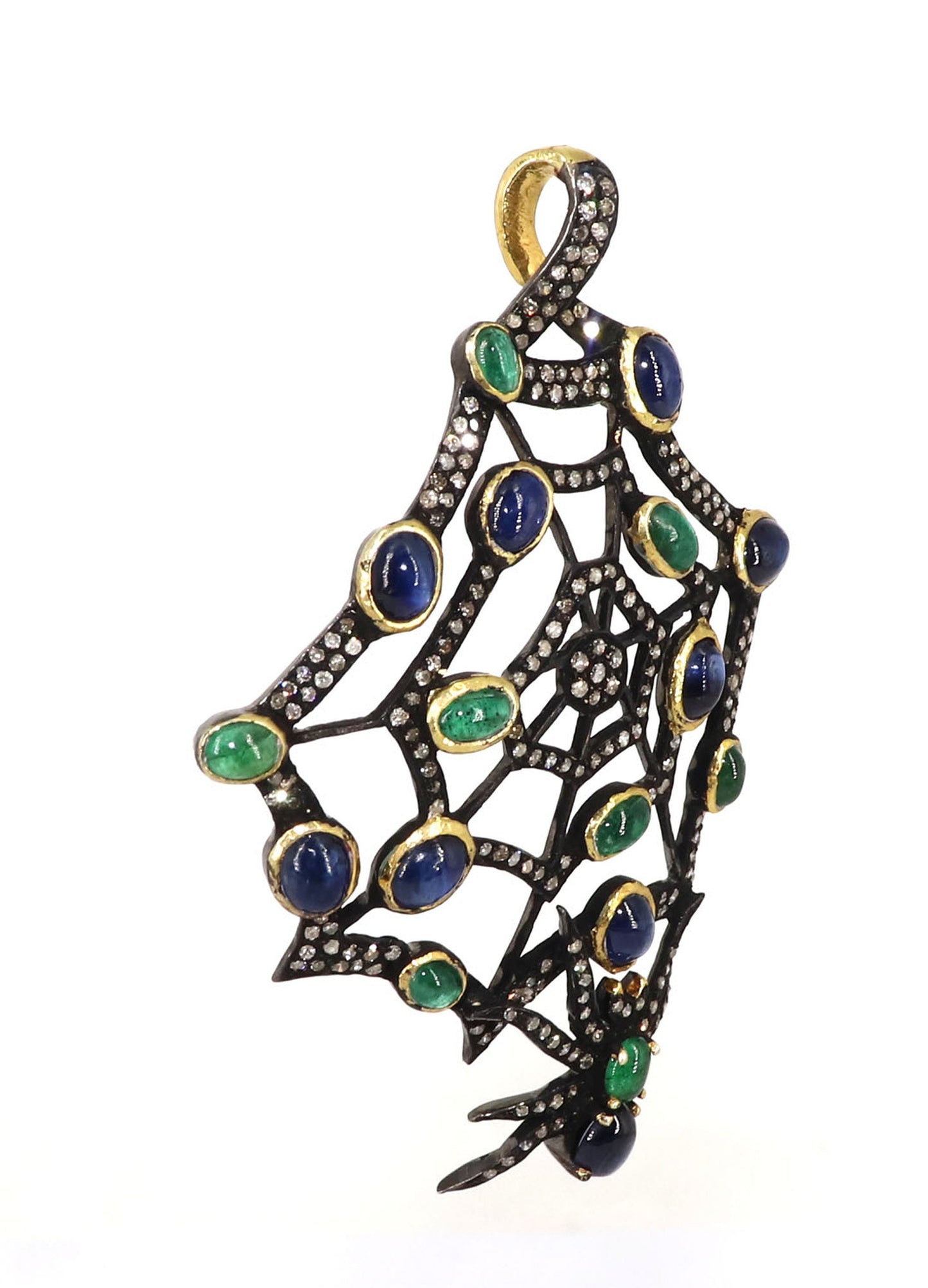 Exclusively Designed Vintage Replica Victorian Spider Net Style Pendant