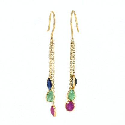 Yellow Handmade Earring 18K Gold