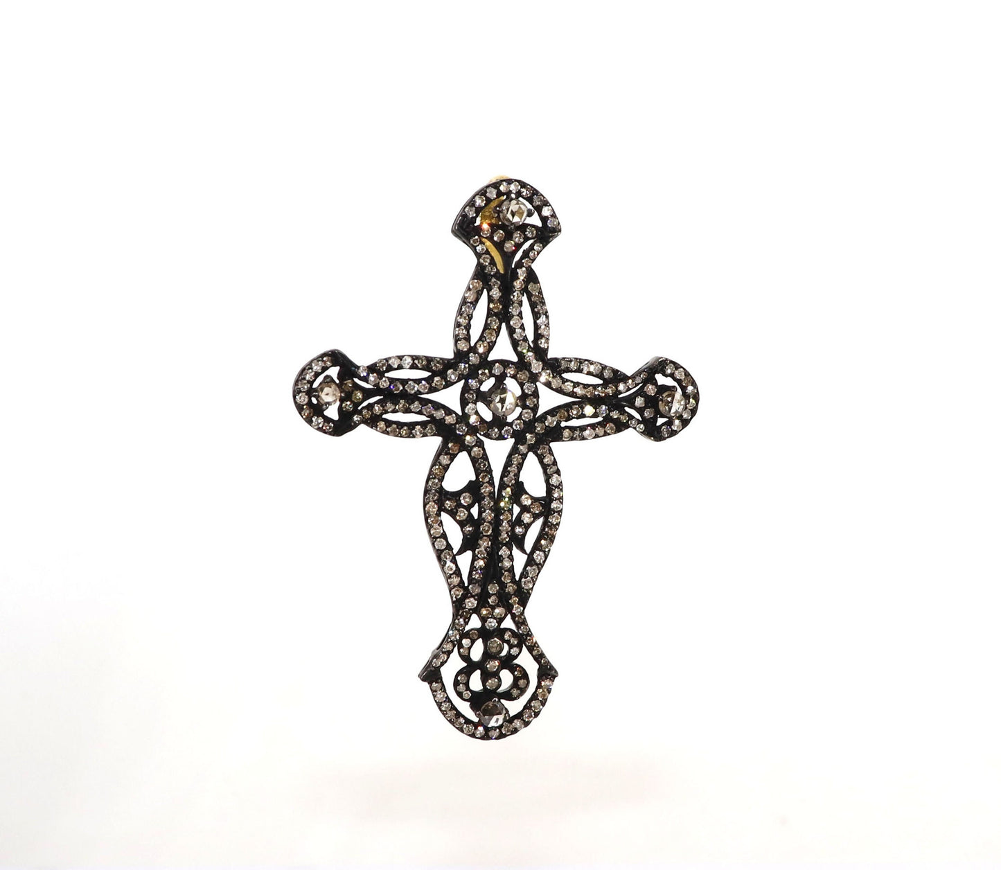 Exclusively Designed Vintage Replica Cross Pendant Gold