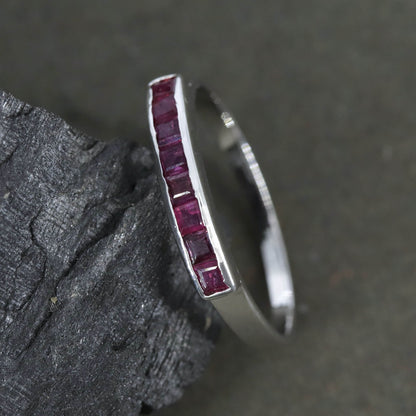 Ruby Ring Silver