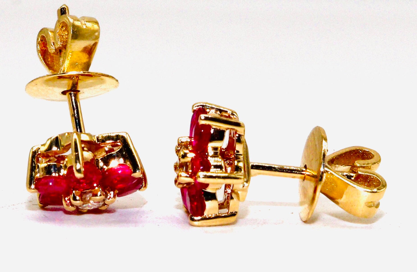 Ruby Earring 14K Gold