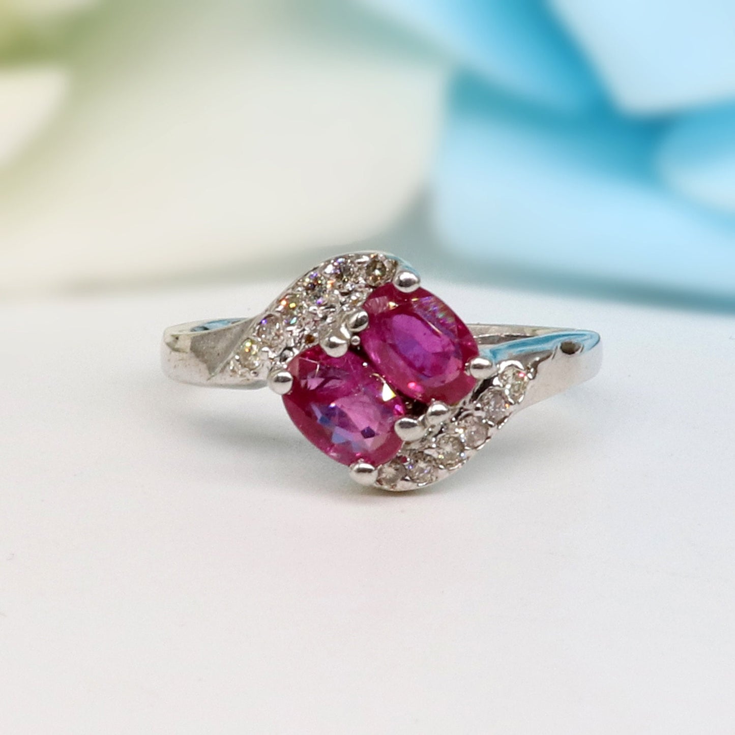 Handmade Ruby & Ring Silver