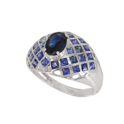 Ruby Ring Silver