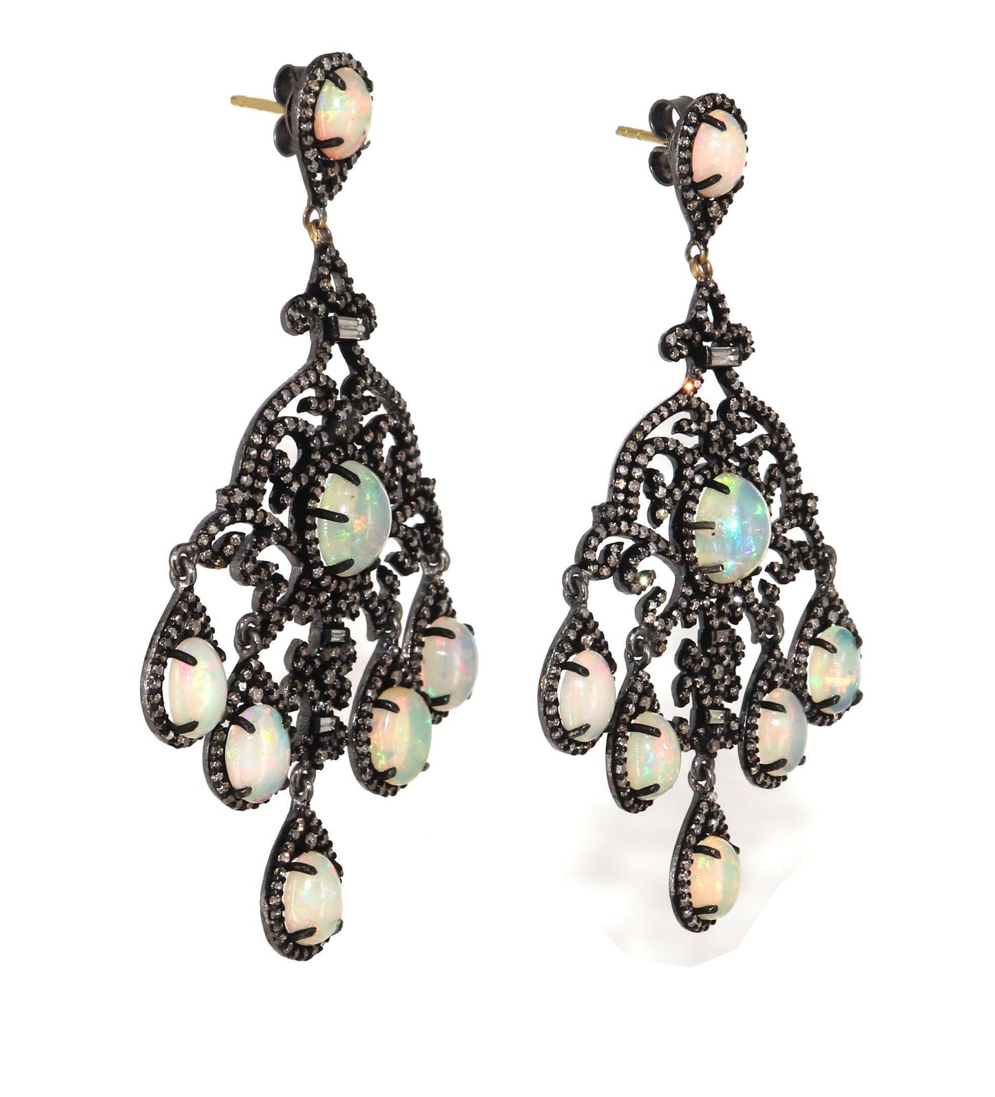 Exclusively Designed Vintage Replica Victorian Earring Gold