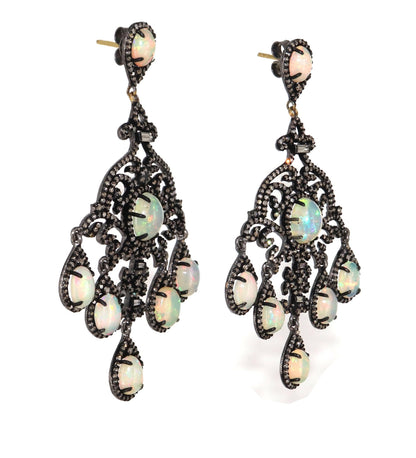 Exclusively Designed Vintage Replica Victorian Earring Gold
