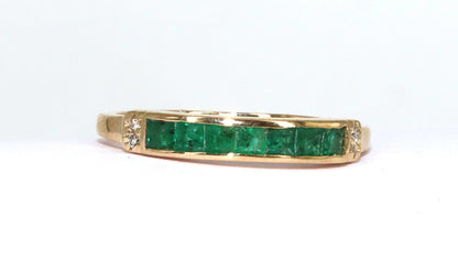 Eternity Band Beautiful Ring 14K Gold