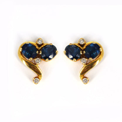 Heart Shape Earring 18K Gold