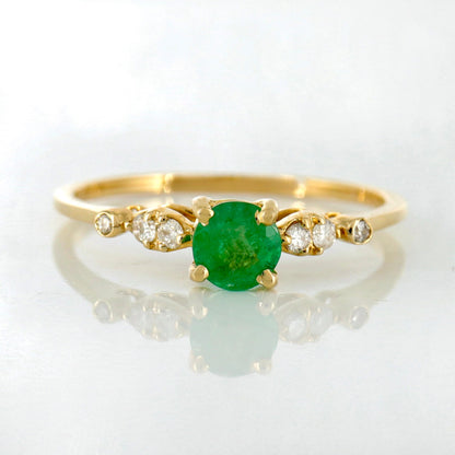 Emerald Ring 14K Gold