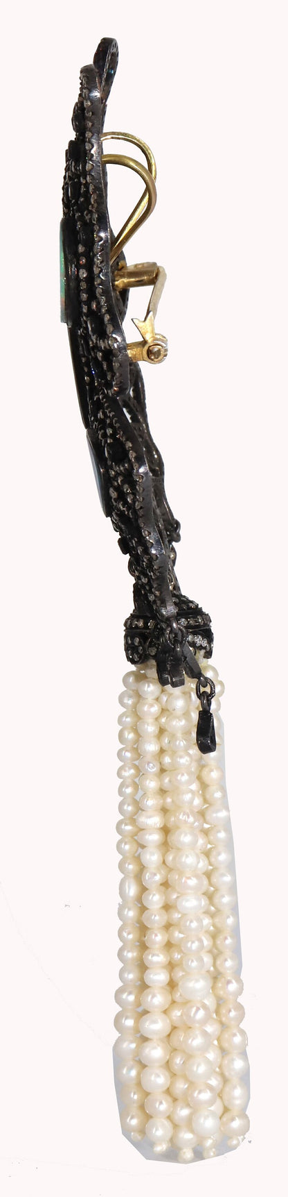 Exclusively Designed Vintage Replica Victorian Tassel Pendant Gold