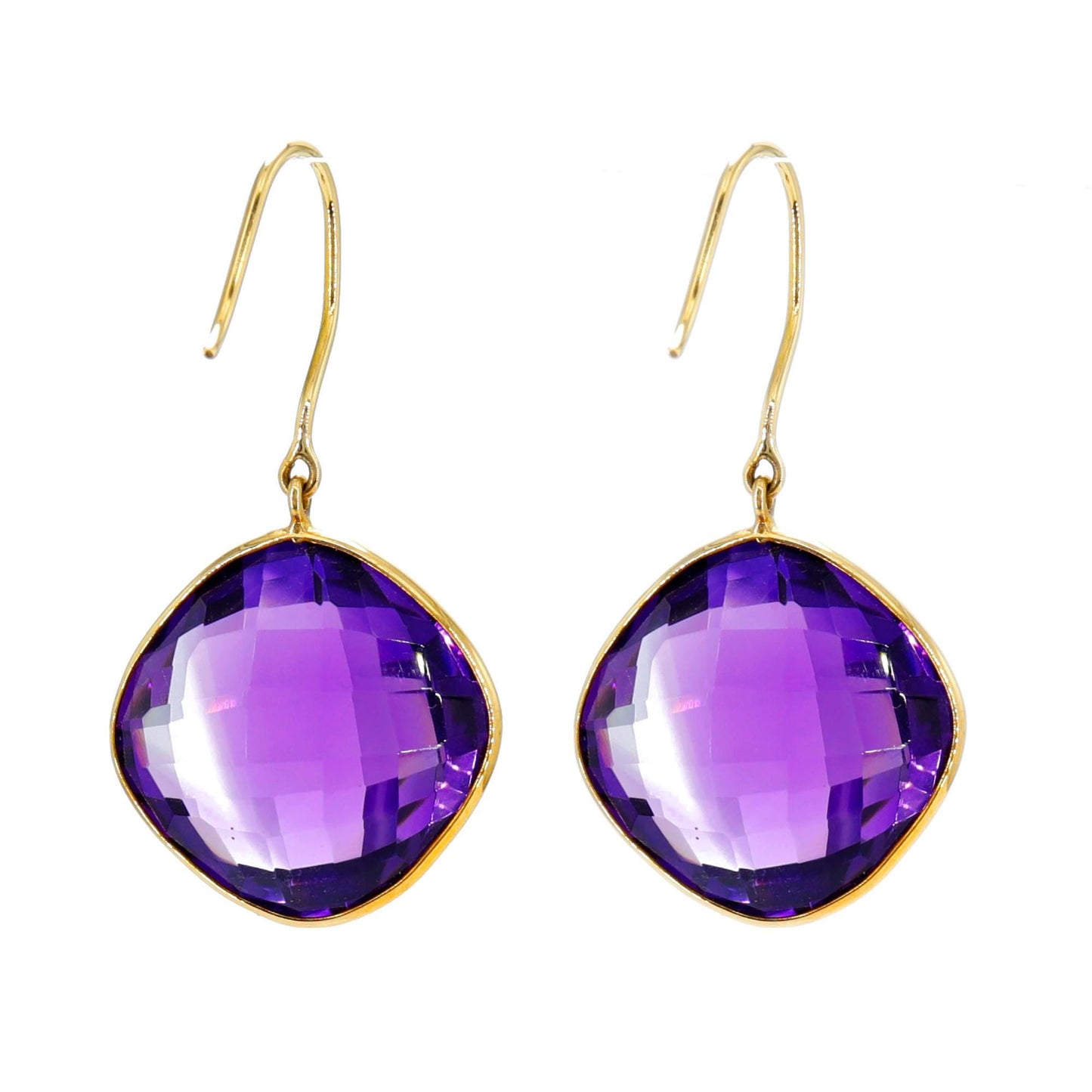 Amethyst Earring 18K