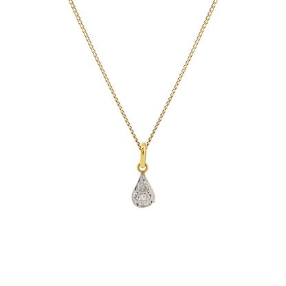 Pear Pendant 14K Gold