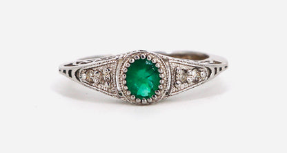 925 Sterling White Rhodium Beautiful Ring Gold
