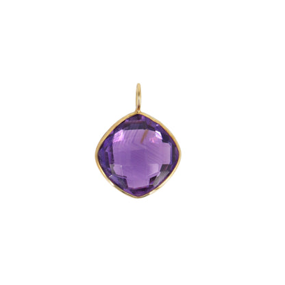 Amethyst Pendant 18K Gold