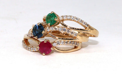 Emerald Ring 14K Gold
