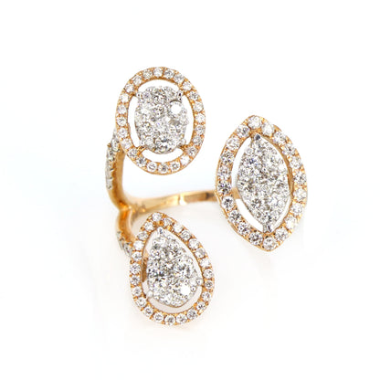 Open Cuff Ring 18K Gold